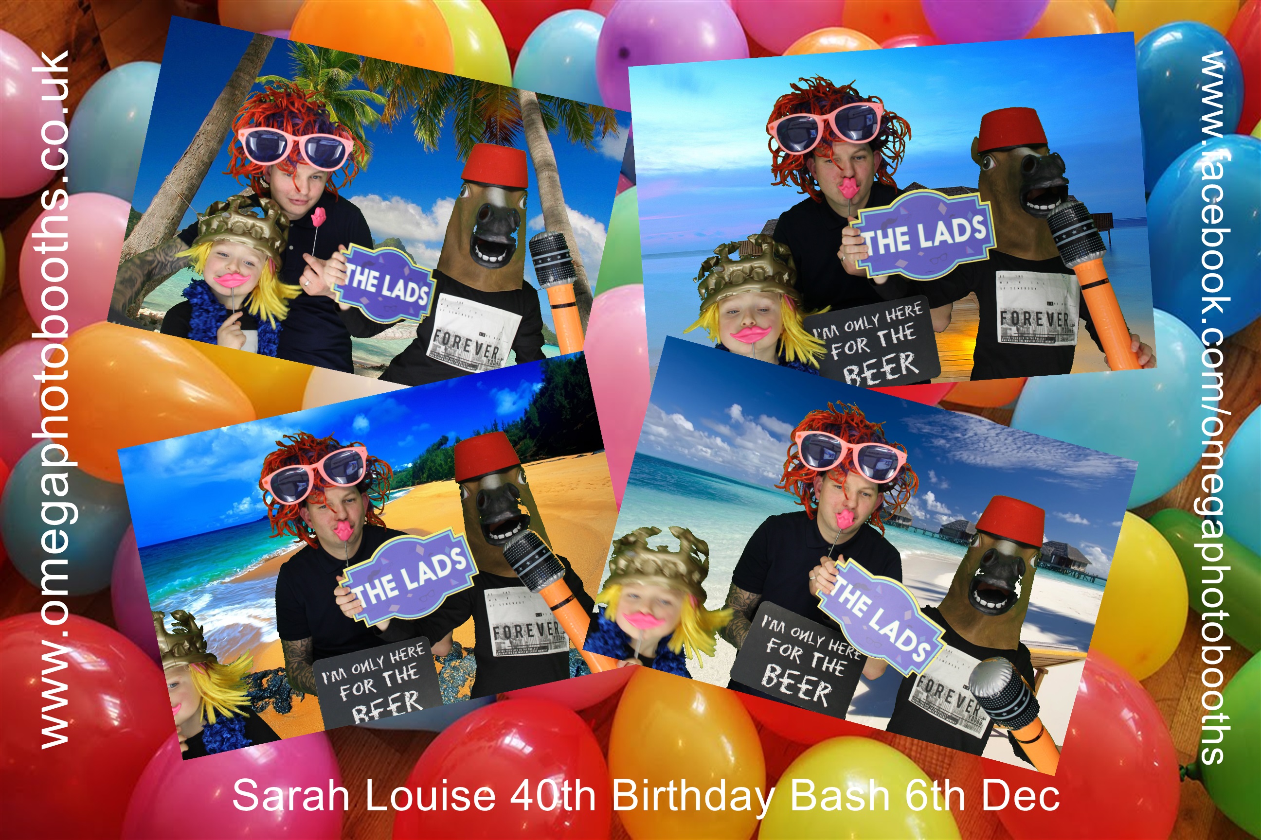 Sarah Louise 40th  | View more photos from the event at gallery.omegaphotobooths.co.uk/u/Omega-Photobooths/Sarah-Louise-40th